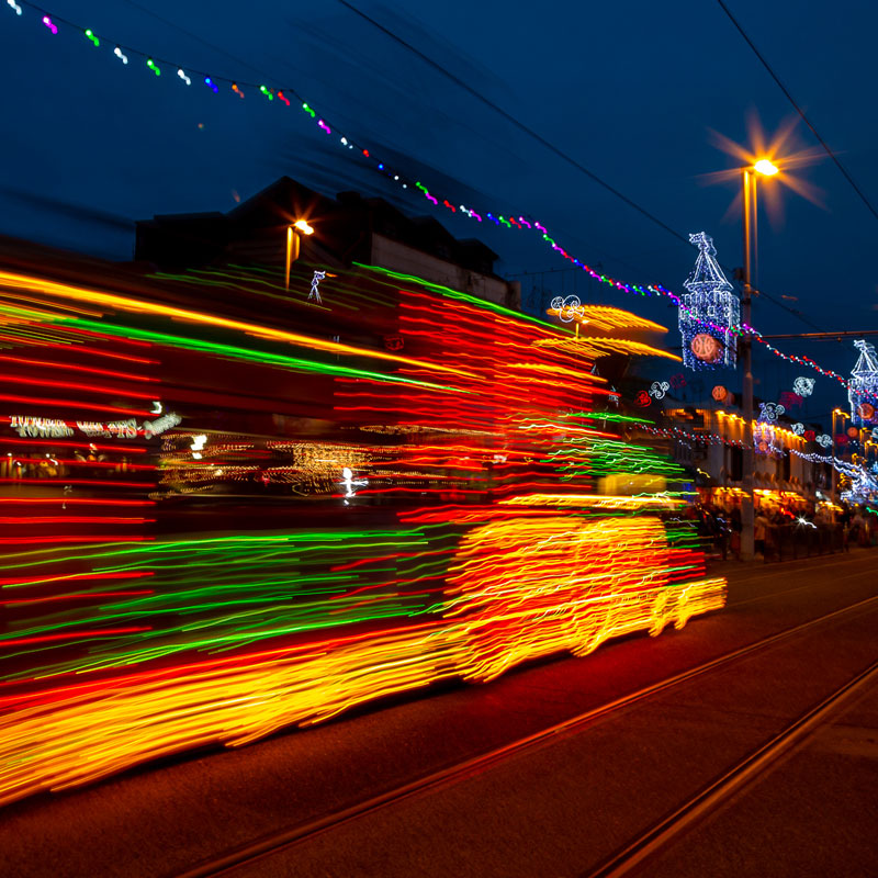 Enjoy a ride through Blackpool’s world famous illuminations, but let us do the driving.